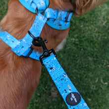 Load image into Gallery viewer, Teal Splatter Adjustable Harness